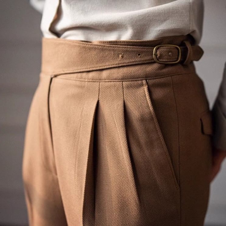 GRAYCIOUS - Mid-rise rechte, rechte broek met rechte pijpen