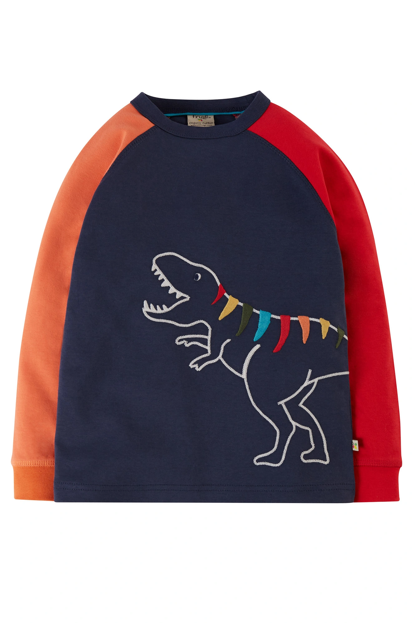 Langarmshirt JAKE - DINO in indigo