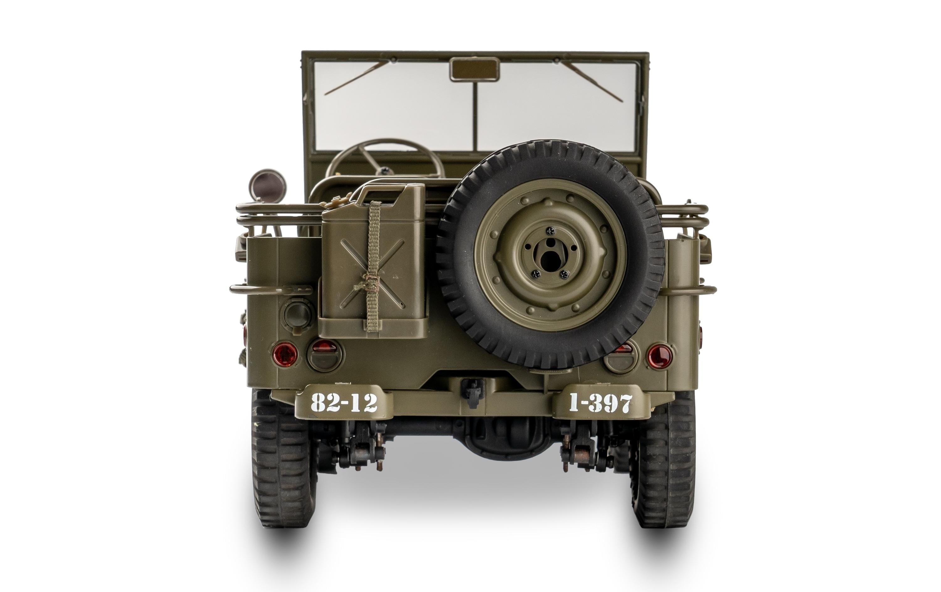 Scale Crawler 1941 MB Willys Jeep, 4 x 4 RTR, 1:12<br>1941 Willys Militär Jeep – Ein Traum für jeden Scaler