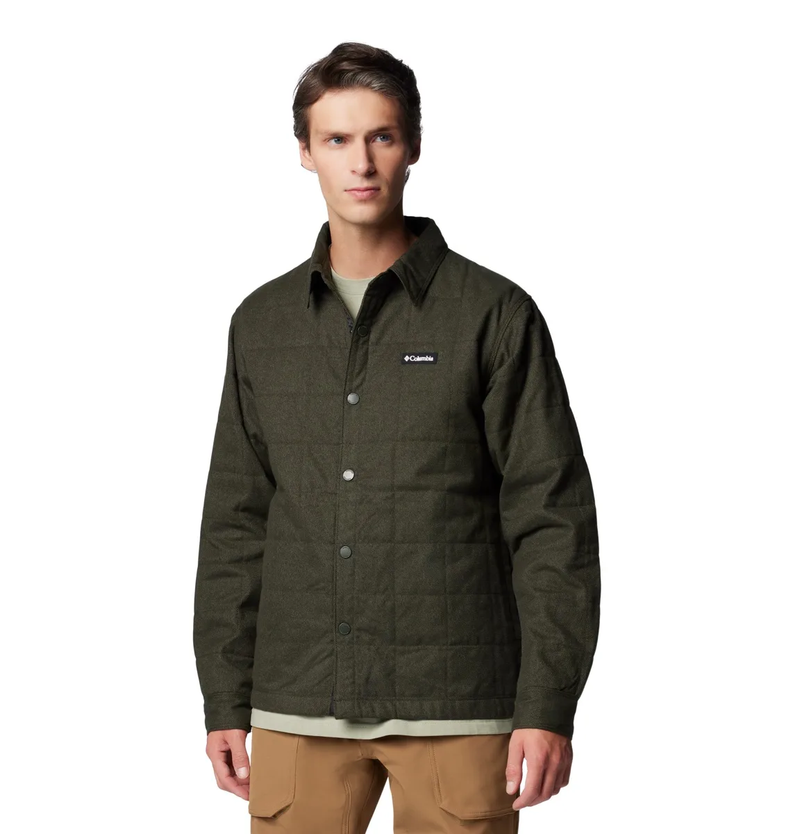 Columbia Landroamer Quilted Shirt Jacket Greenscape