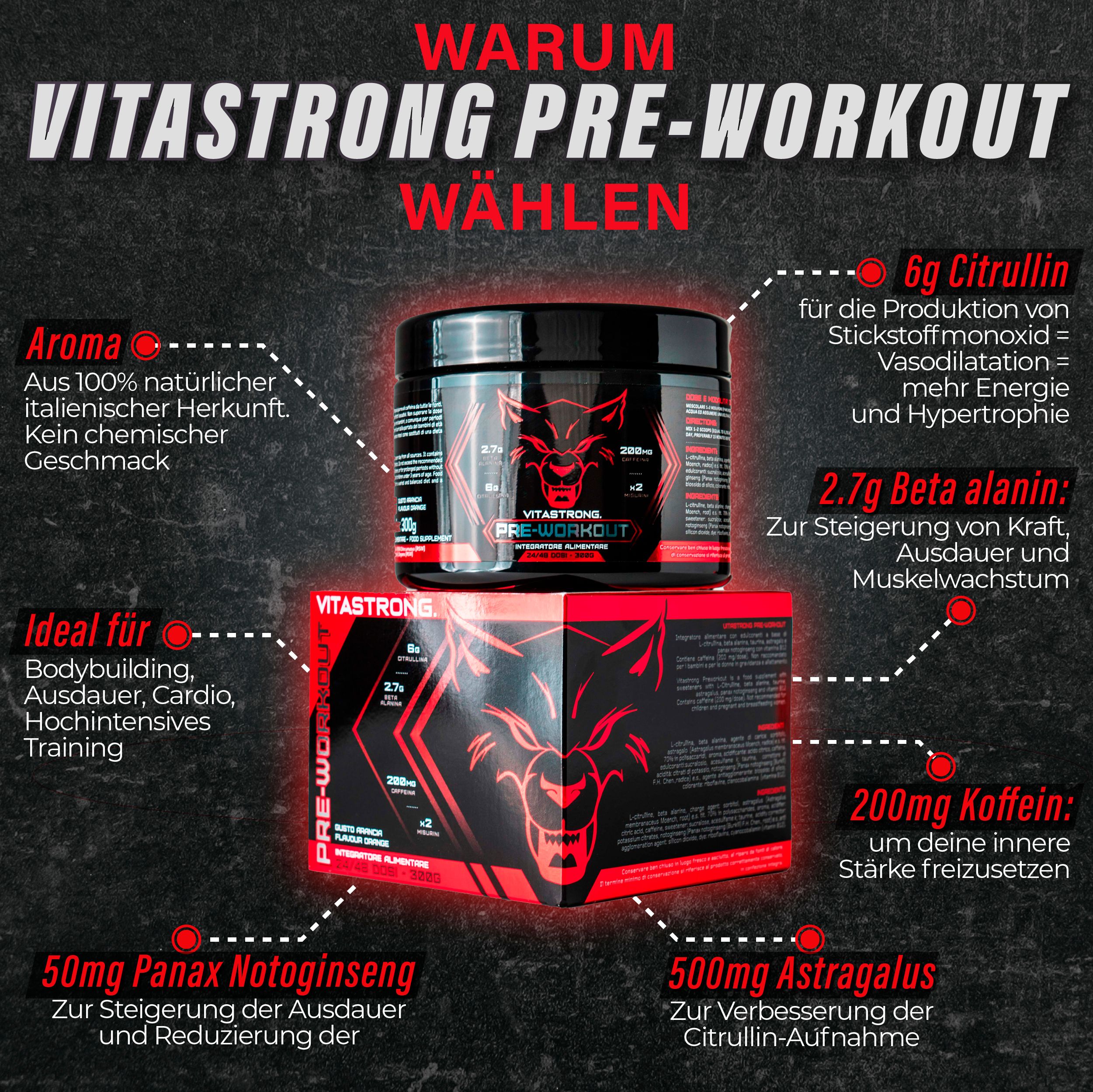 Vitastrong Preworkout - Orange