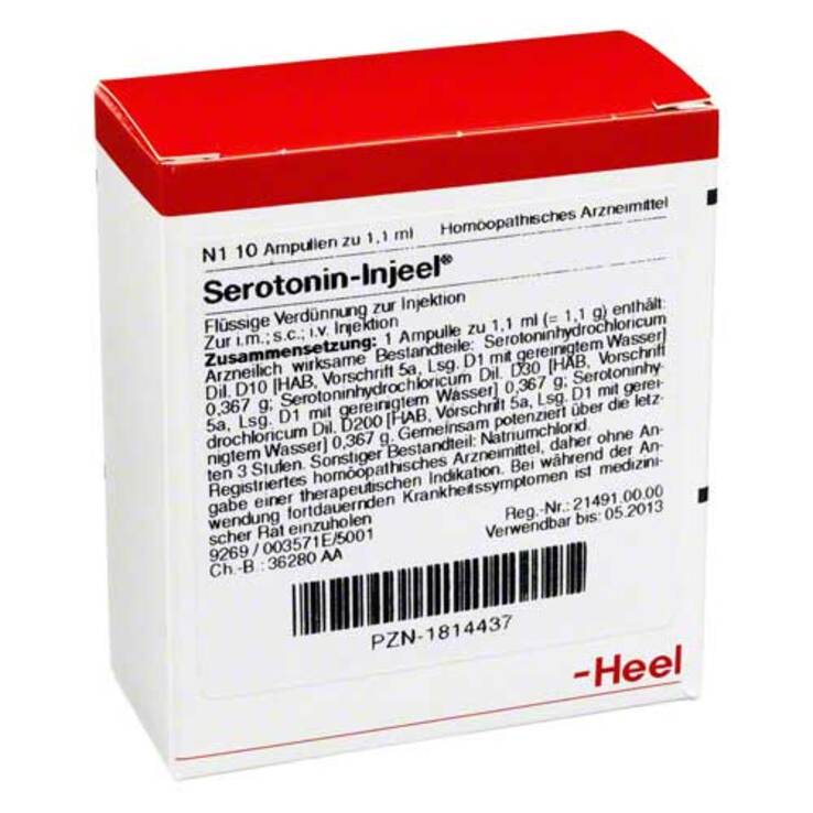 Serotonin Injeel Ampullen, 10 St