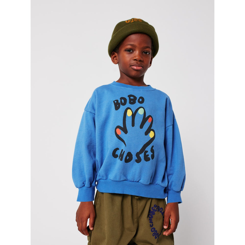 Køb Bobo Choses Blue High Five Sweatshirt