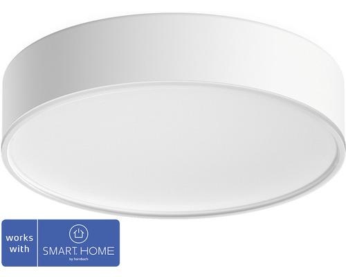 Philips Hue LED plafondlamp 9,6W 950 lm CCT 2200-6500 K Ø 26 cm wit - Compatibel met SMART HOME van Hornbach