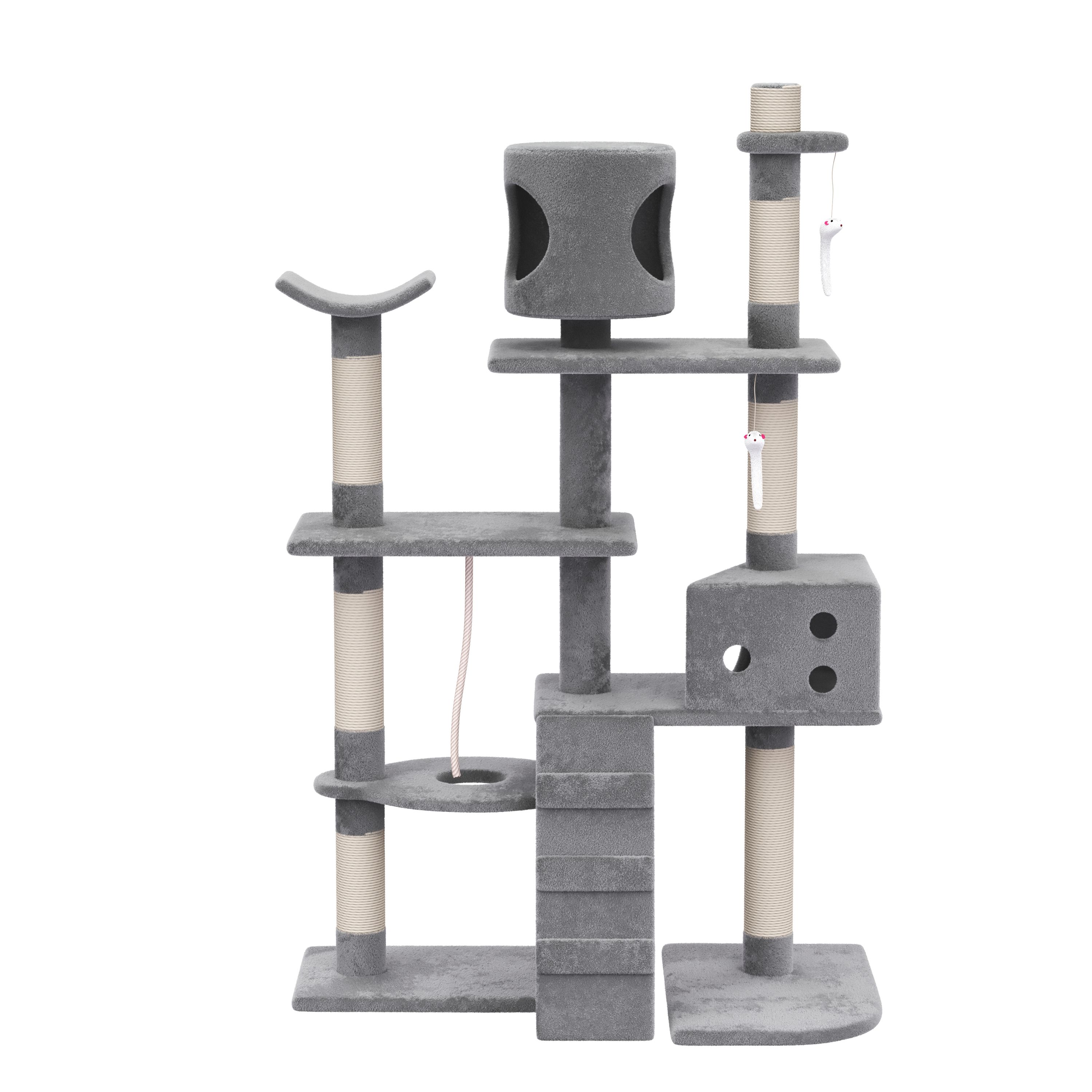 Katzenbaum MIA 165 cm grau