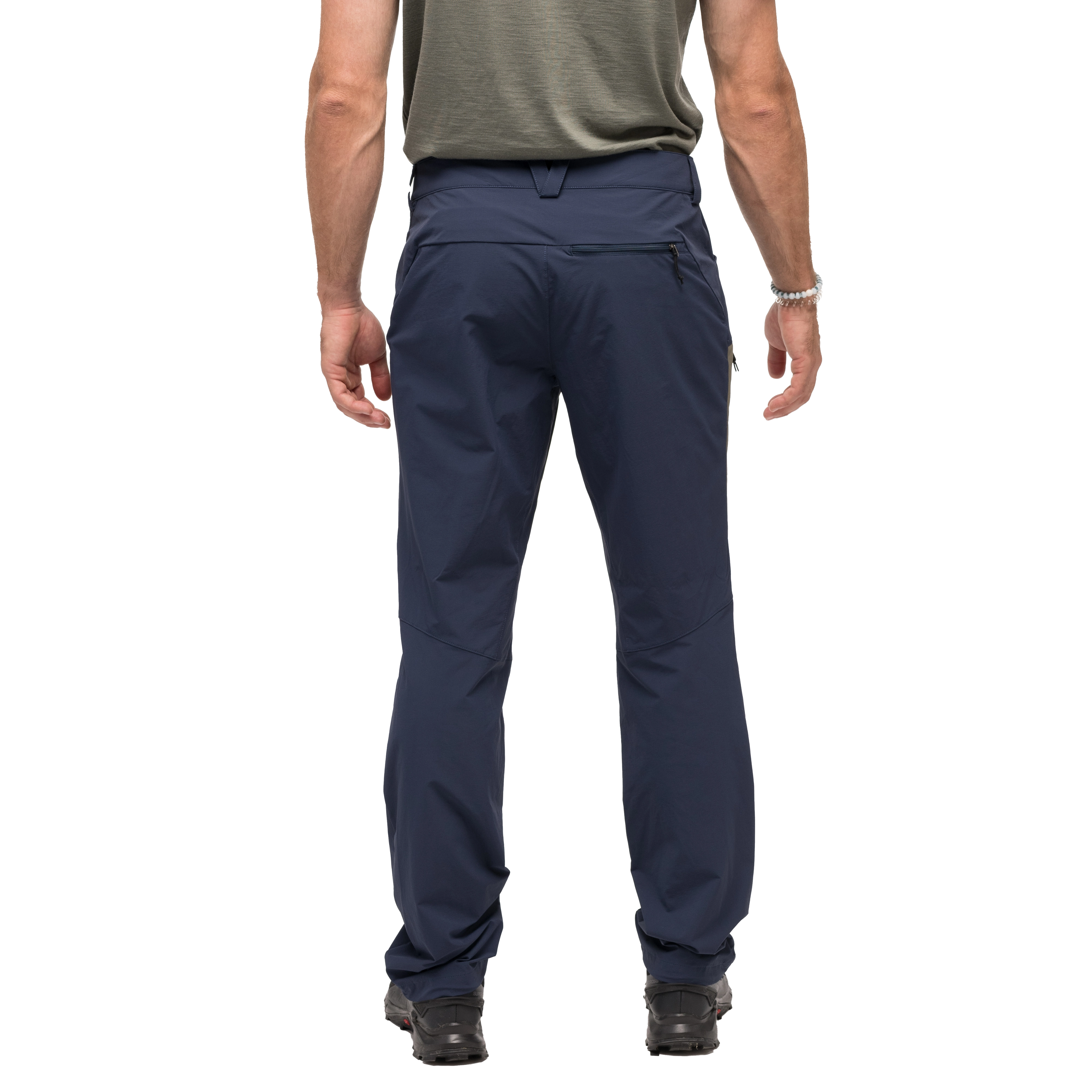 Vaagaa Light Softshell Pants Men Navy Blue / GreenMud