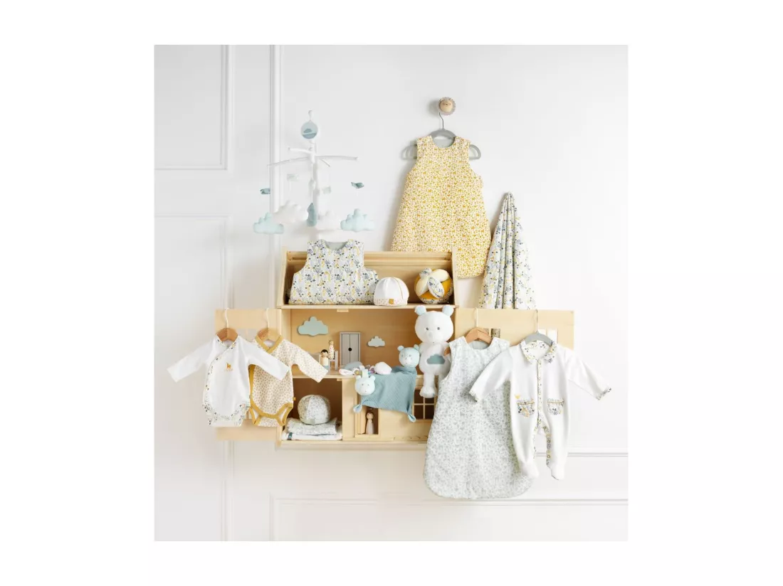Mini musical en velours blanc