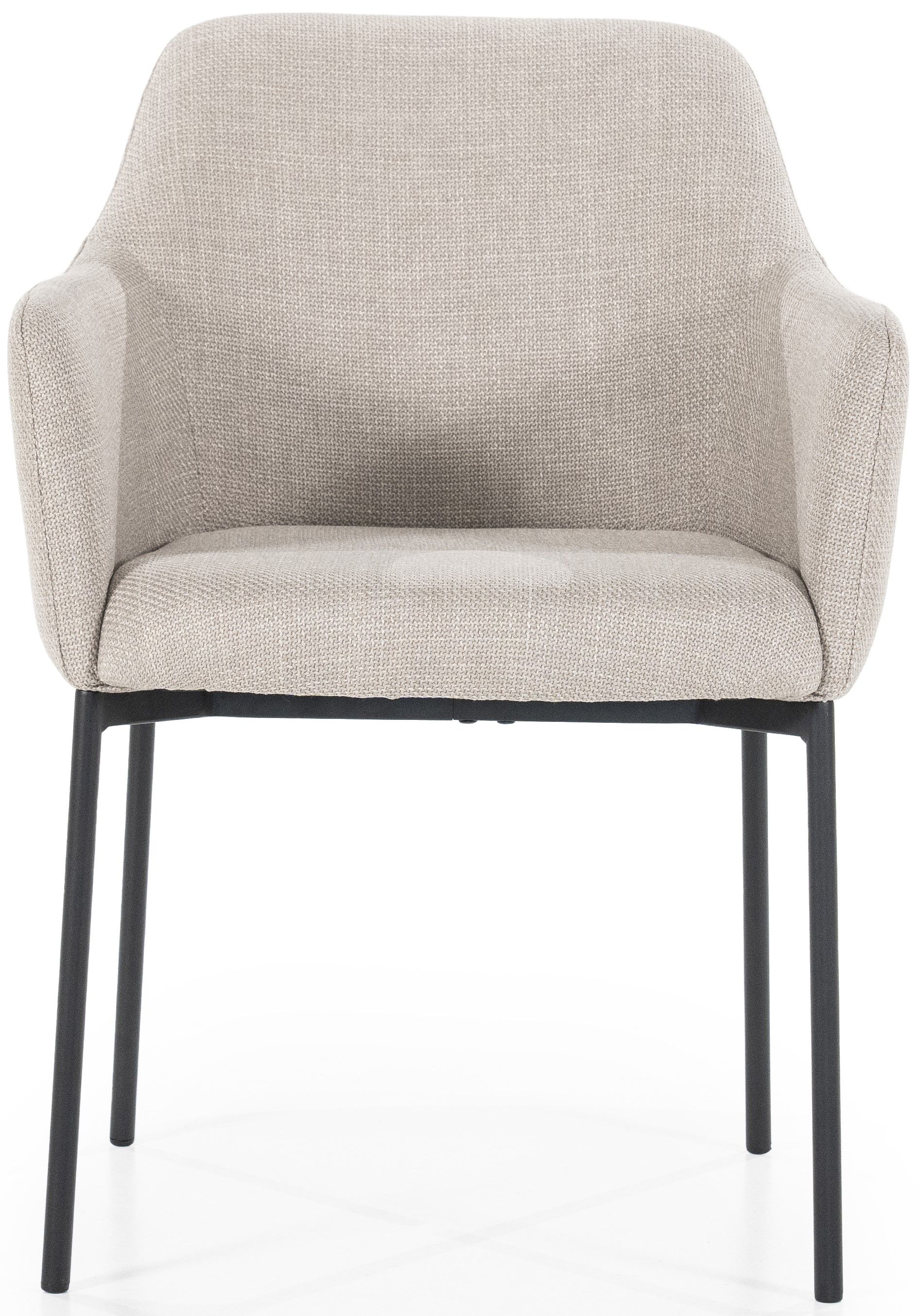 Eetkamerstoel - taupe Linea | 95887 Paul B60 x D58 x H82 cm