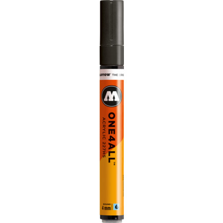 Molotow One4All 227HS 4 mm by MolotowAcrylmarker - signalschwarz - 4 mm