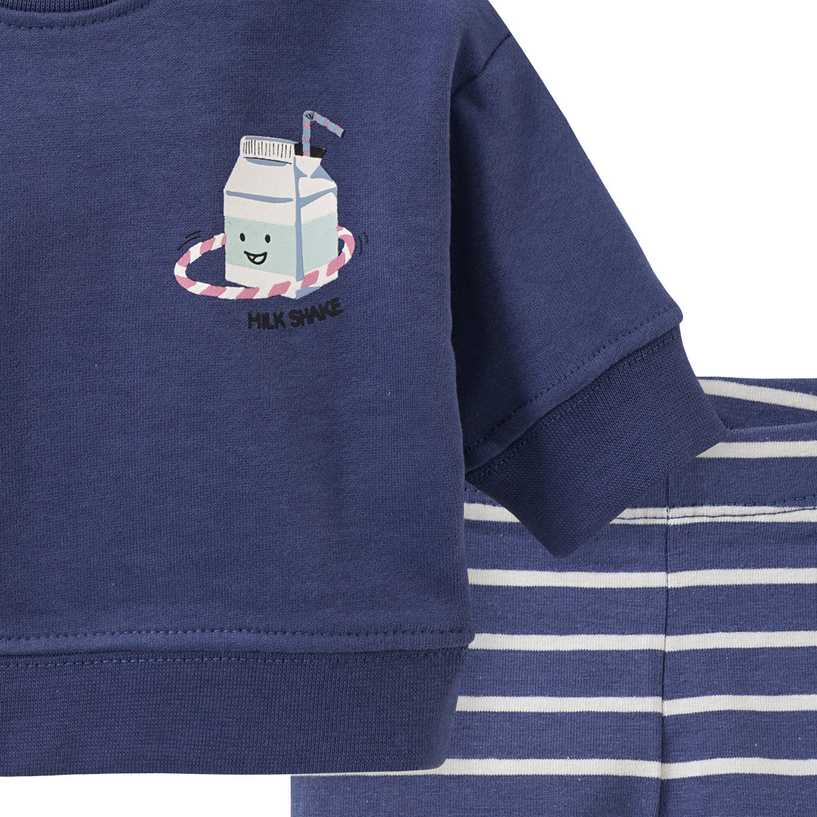 Topomini Newborn Sweatshirt  und Leggings im Set dunkelblau