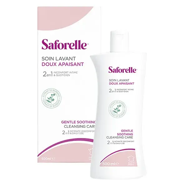 Sabonete Líquido Suave Saforelle Care & Hygiene 500ml