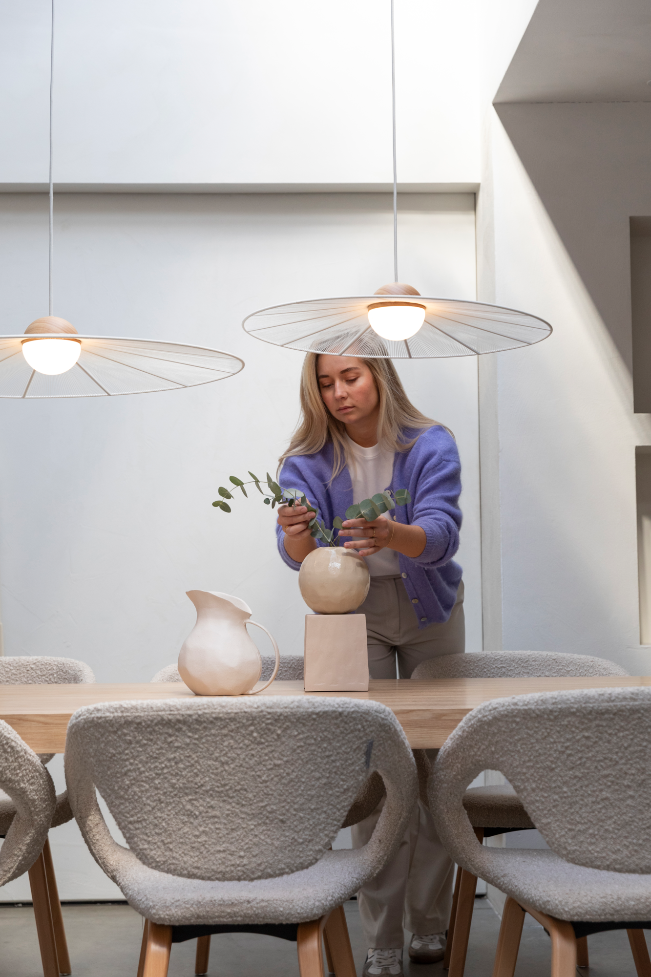 Hanglamp Belle S beige