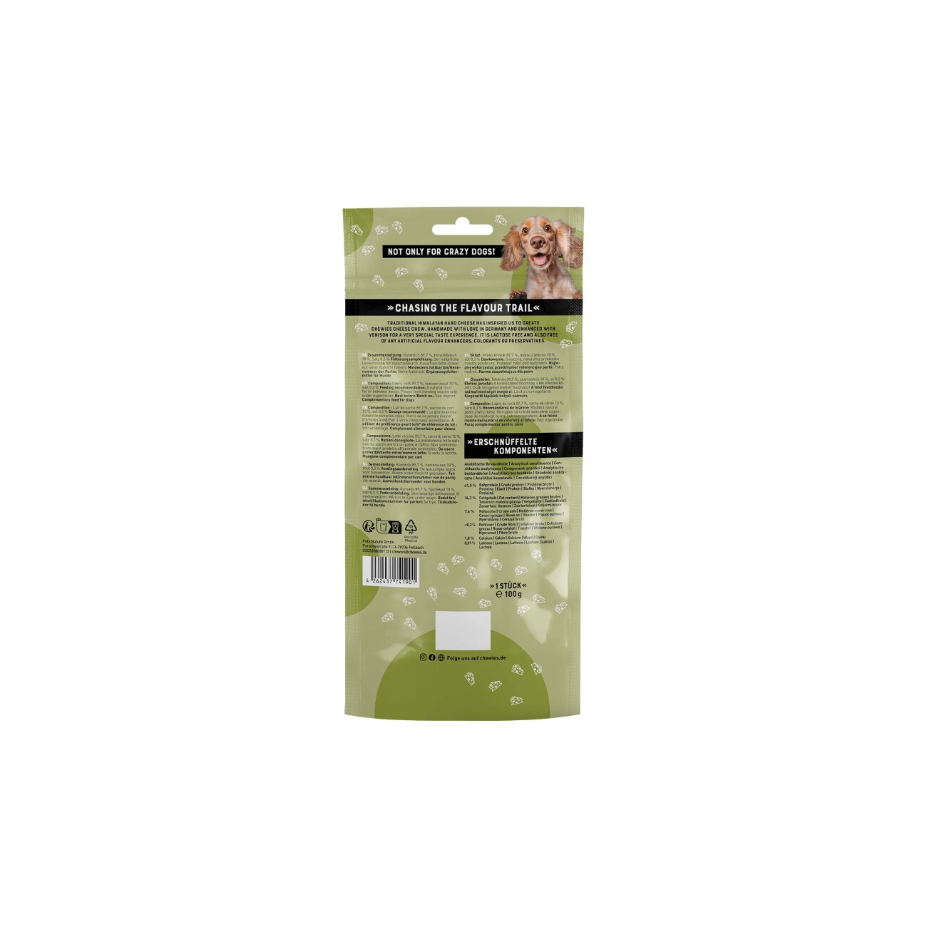 Chewies KAUKÄSE Hirsch 4xL, 4x