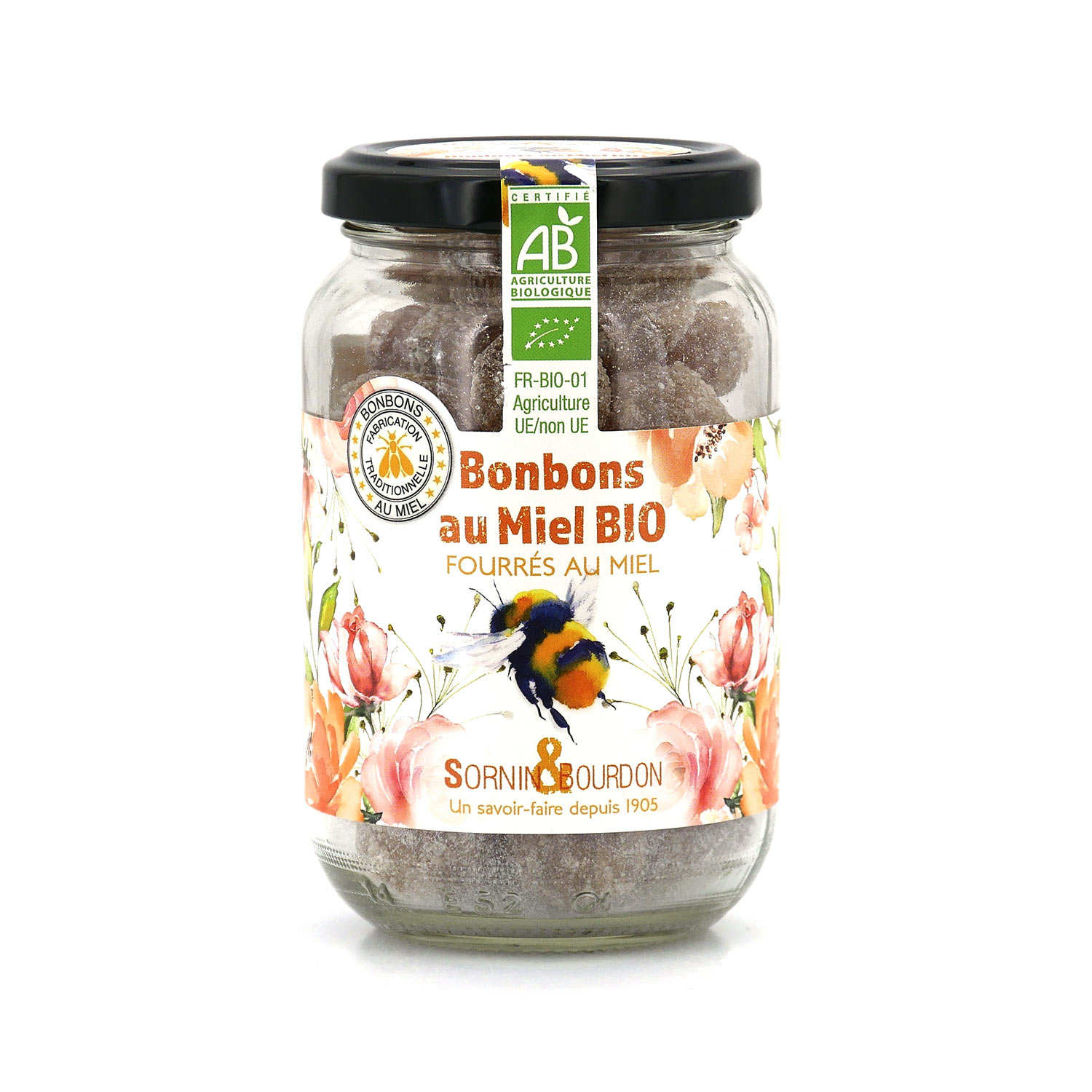 Bonbons fourrés au miel bio