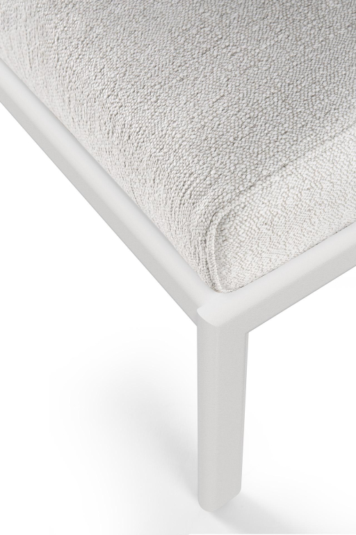 Ethnicraft Jack outdoor voetenbank aluminium Off white