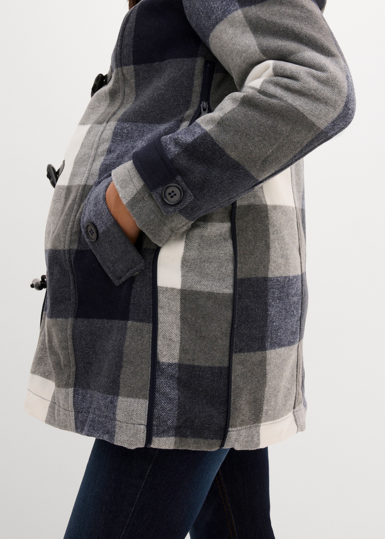 bonprix Umstandsjacke »Woll-Umstandsjacke mit Teddyfutter / Tragejacke« Woll-Umstandsjacke mit Teddyfutter / Tragejacke
