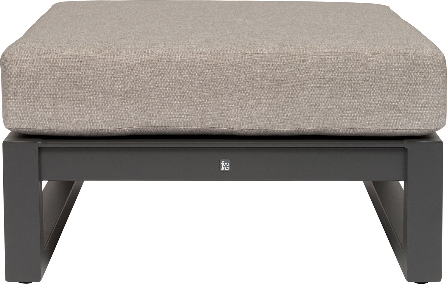 Intratuin hocker Norma antraciet 74 x 74 x 25 cm
