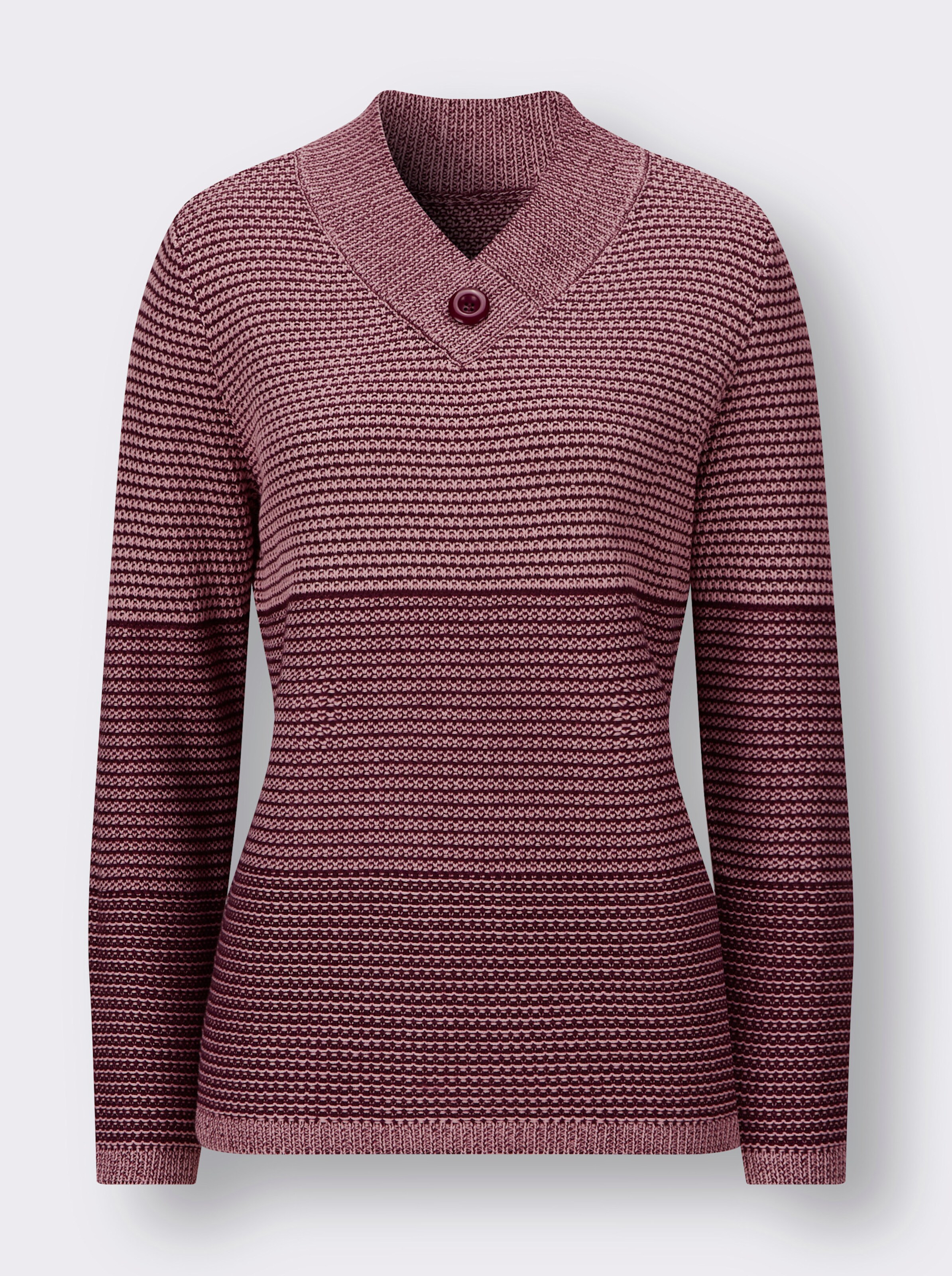V-Ausschnitt-Pullover