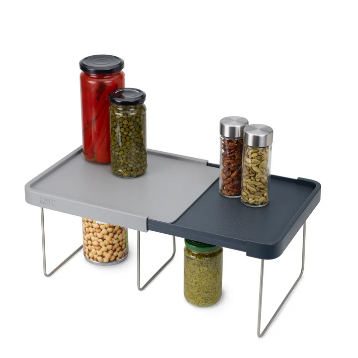 Joseph Joseph - CupboardStore Organizer für Regalunterseite, large, grau