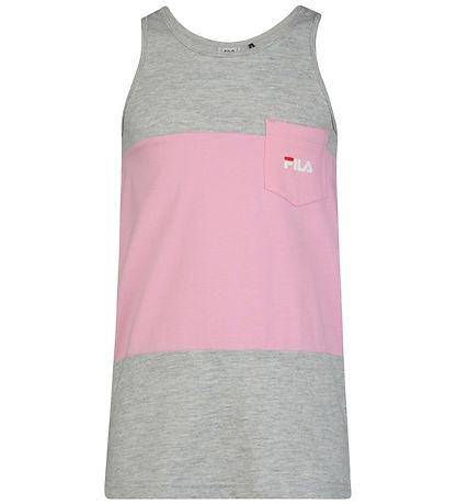 Fila Kjole - Cottbus - Gråmeleret/Rosa m. Lomme