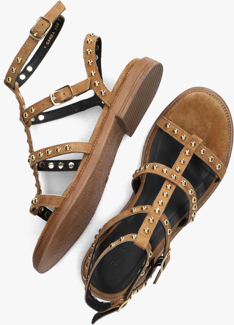 BLASZ cognac blasz sandalen 1gamba100