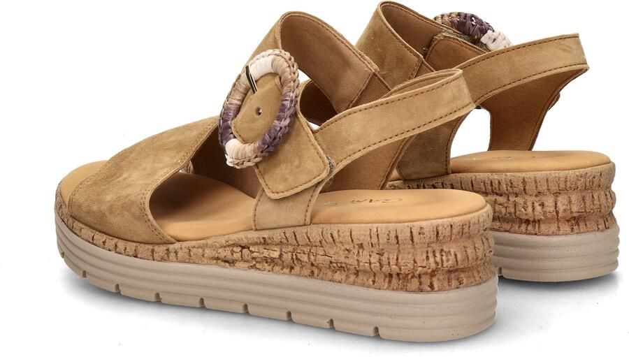 Gabor 706 Sandalen Met Sleehak Dames Camel