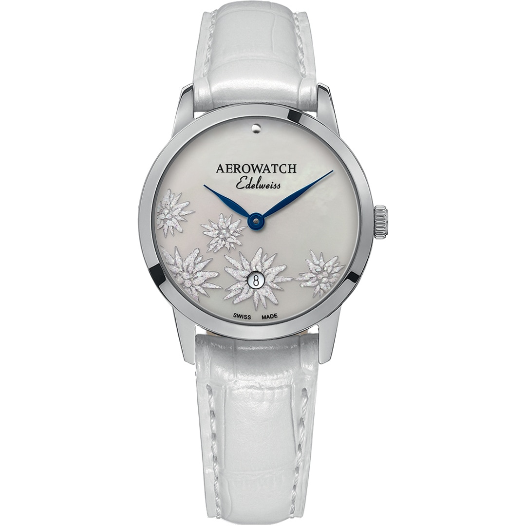 Aerowatch Renaissance Lady Edelweiss Leder