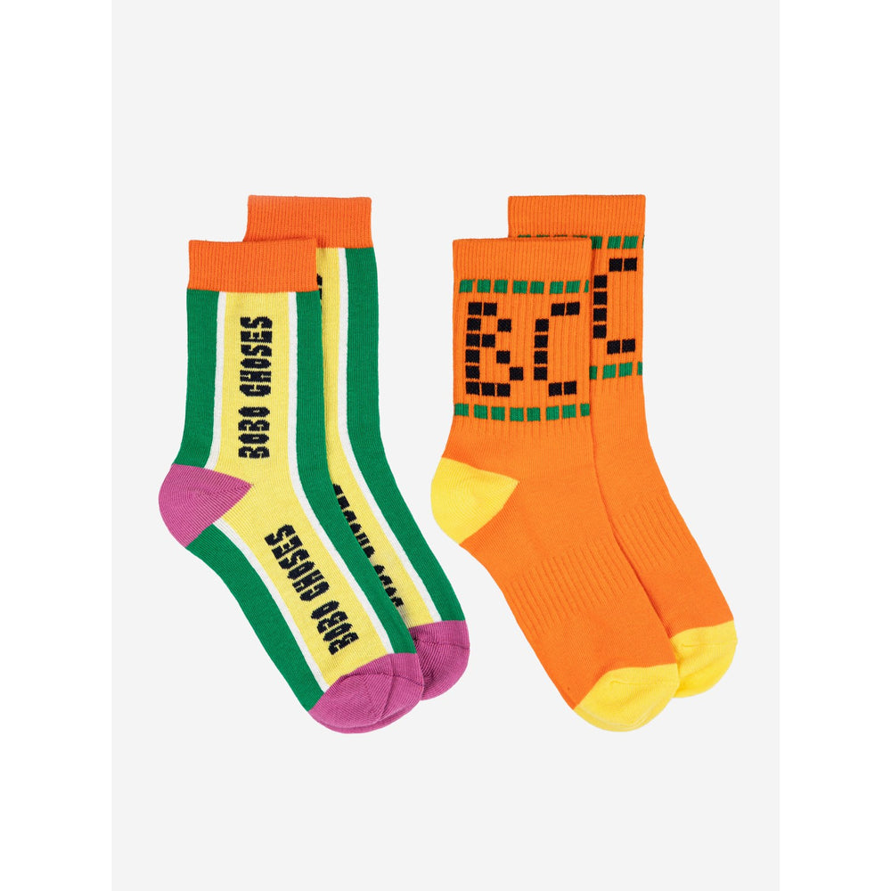 Køb Bobo Choses Multicolor Bobo Choses Kort Strømper Pak X 2