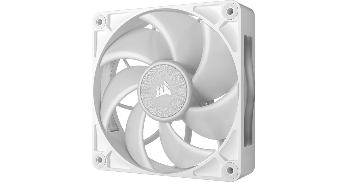 CorsairRX120 MAX RGB case fans  (Wit, 3 stuks, 120 x 120 x 30 mm, PWM)