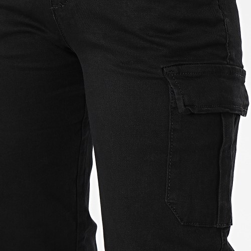 Pantalon Cargo Femme Noir
