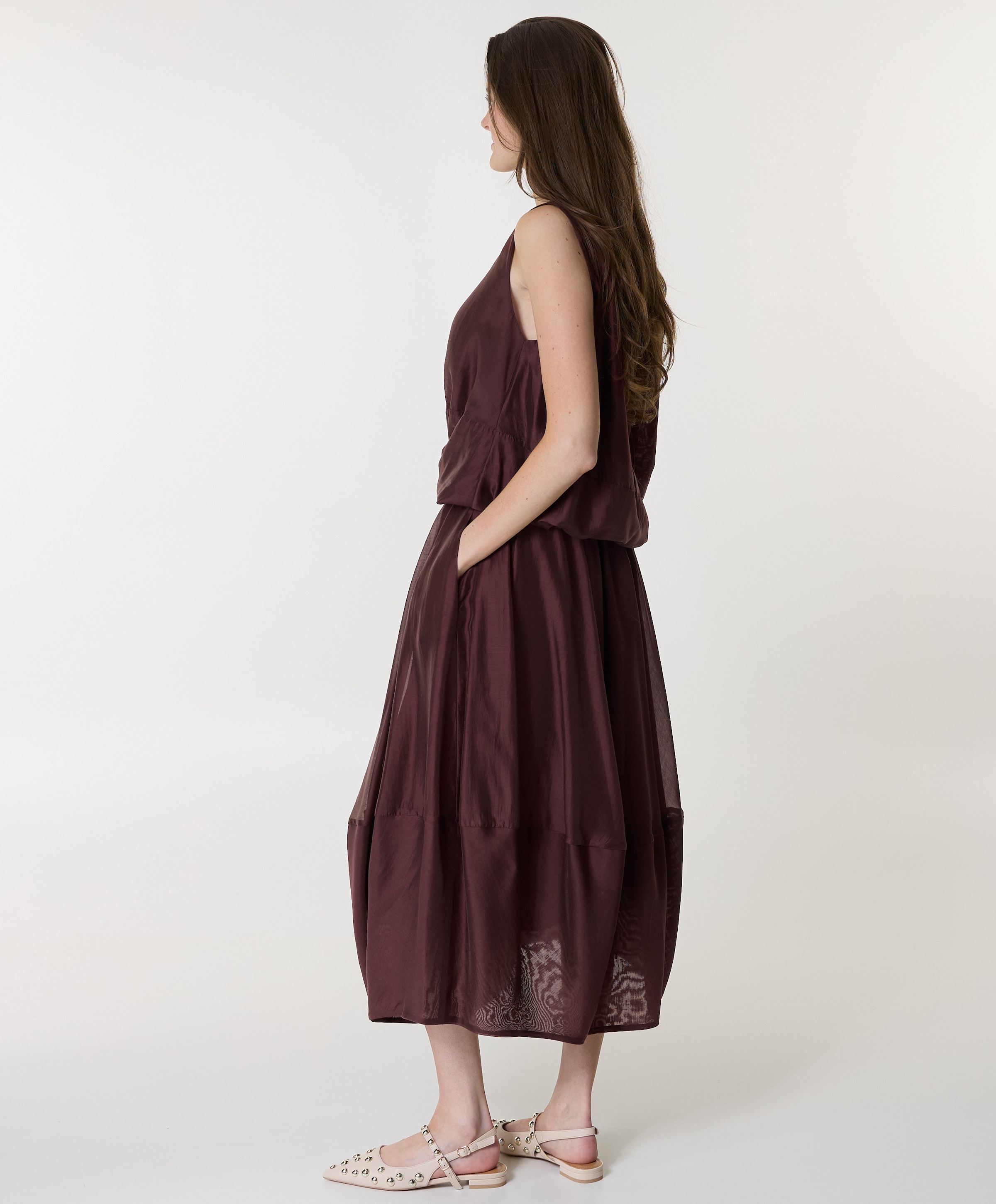 MeiMeij Dames rok bordeaux