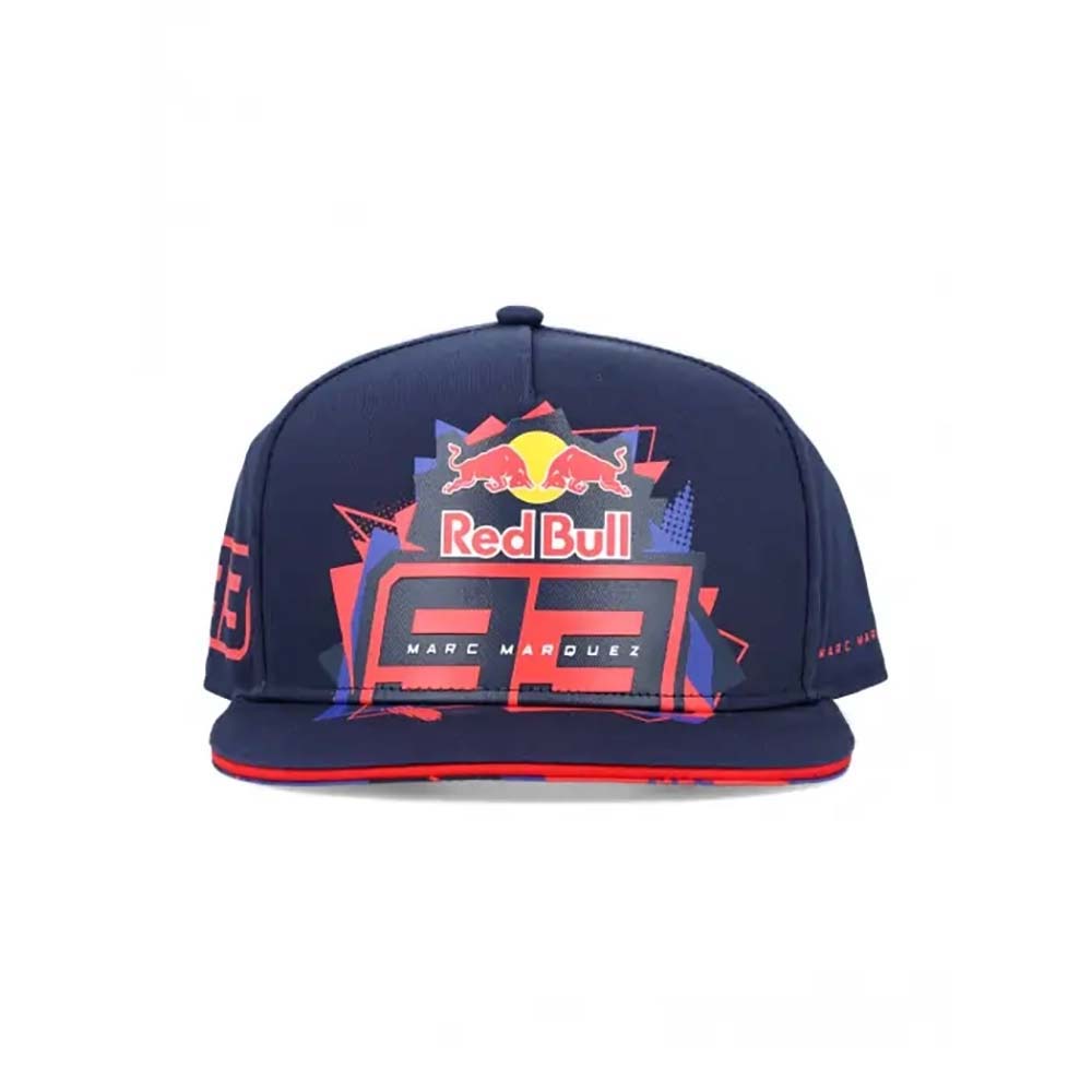 marc marquez - Casquette flat RedBull Bleu