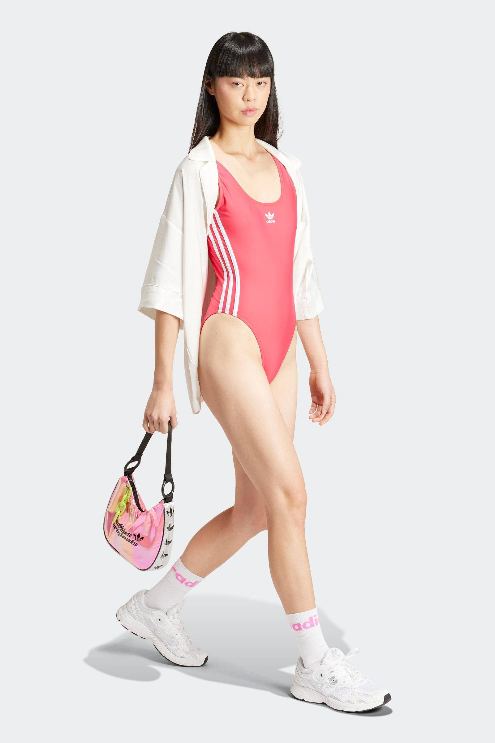 adidas Adicolor badpak roze
