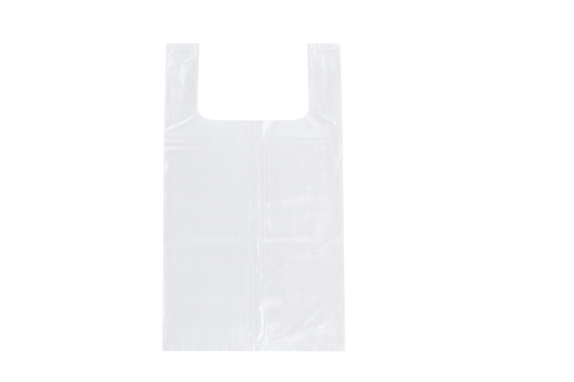 Hemddraagtas transparant LDPE 38+32x70cm 50mu