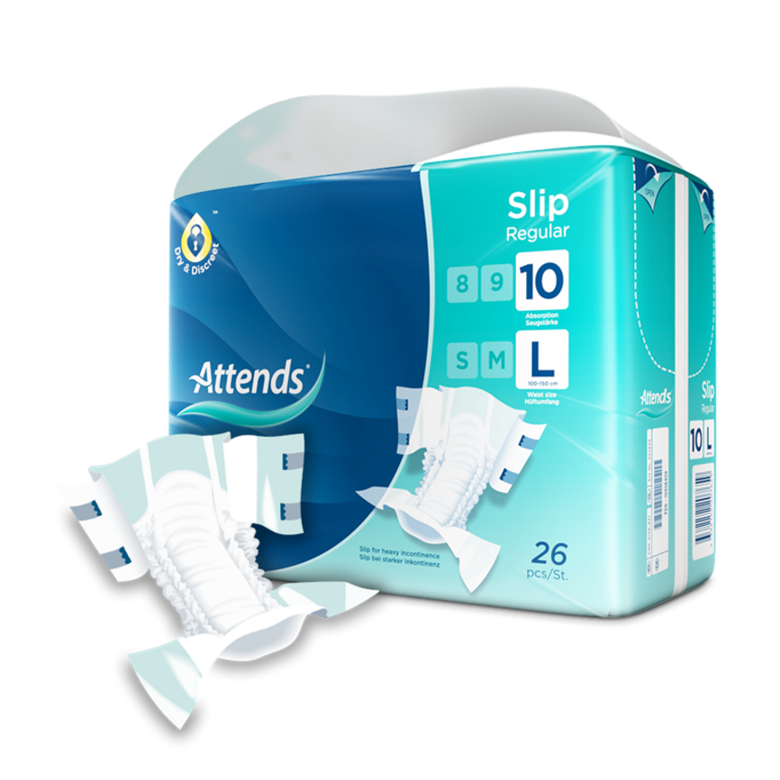 Attends Slip Regular 10 L 26 stk