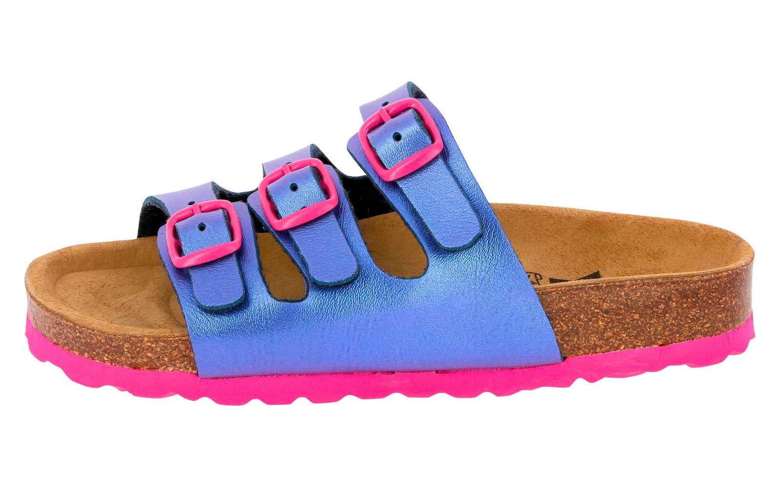 Lico Bioline Kinder Pantoletten pink