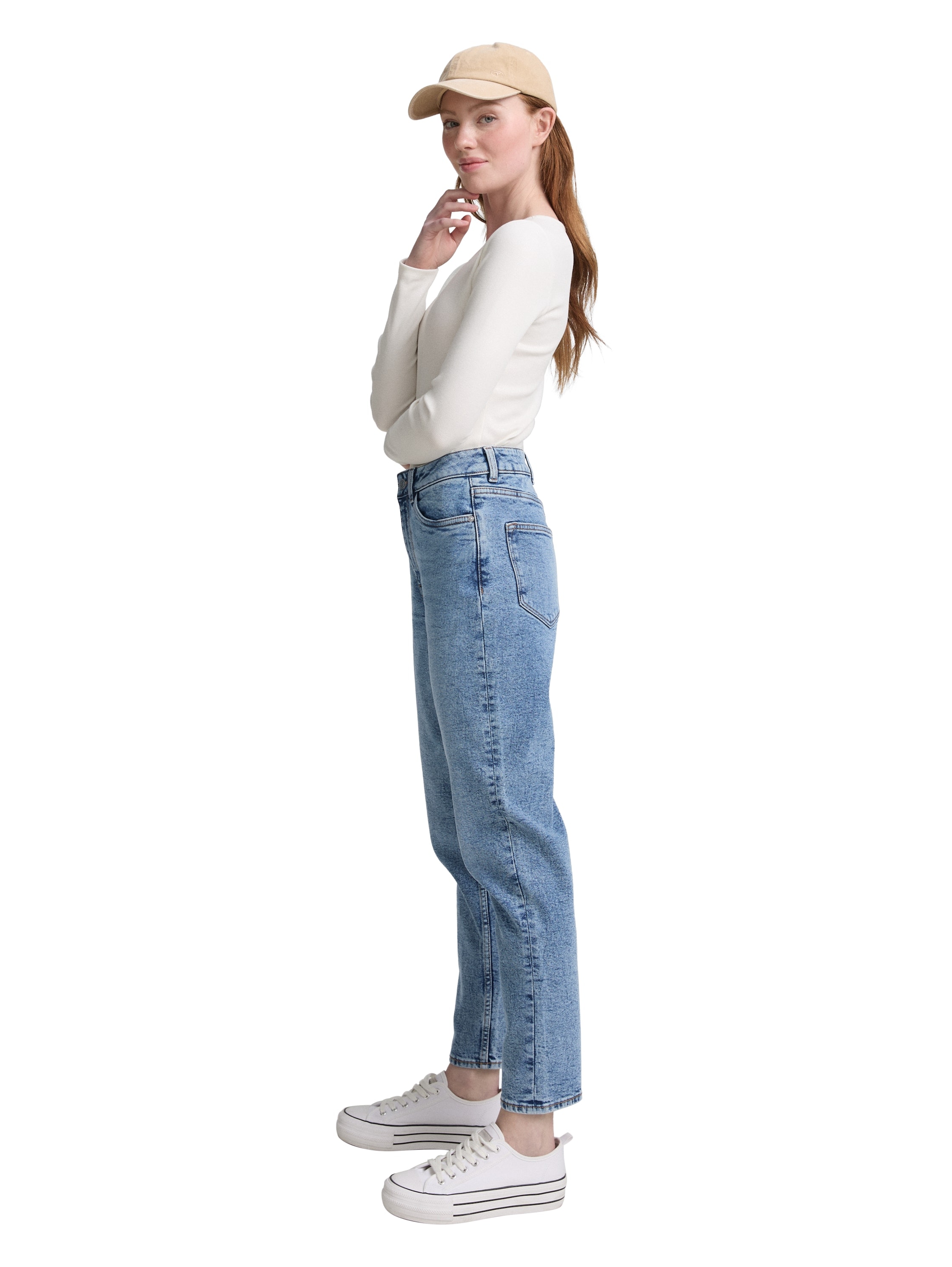TOM TAILOR Denim Mom-Jeans , im Five-Pocket Style