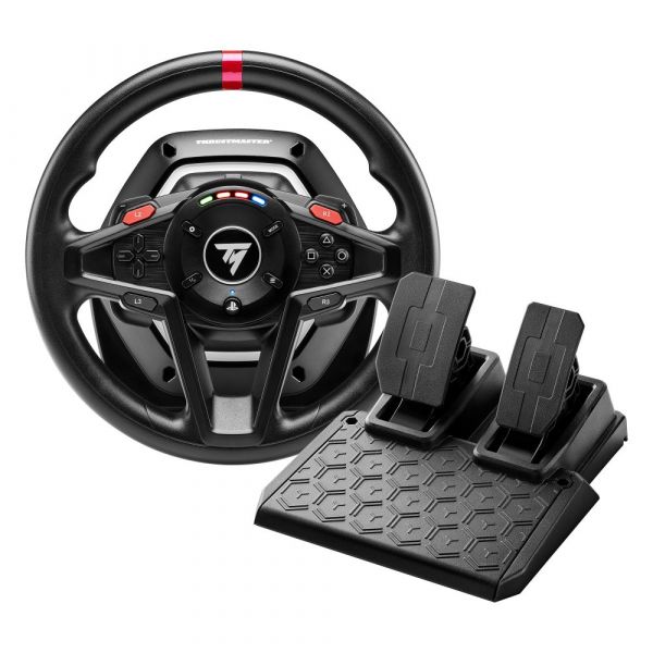 Thrustmaster T128 Volante   Pedais PS5 Preto