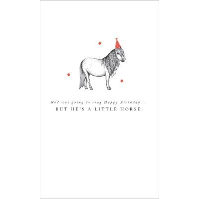 Ned Was Going To Sing Happy Birthday Card