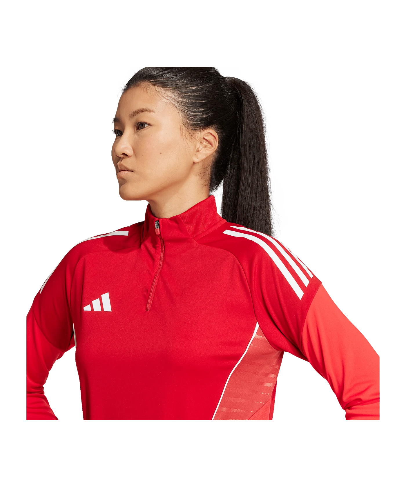 adidas Tiro 25 Competition Sweatshirt Damen Rot