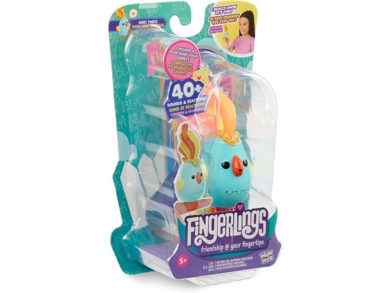 Wowwee Fingerlings Bird assortiert Sprechender und interaktiver Vogel