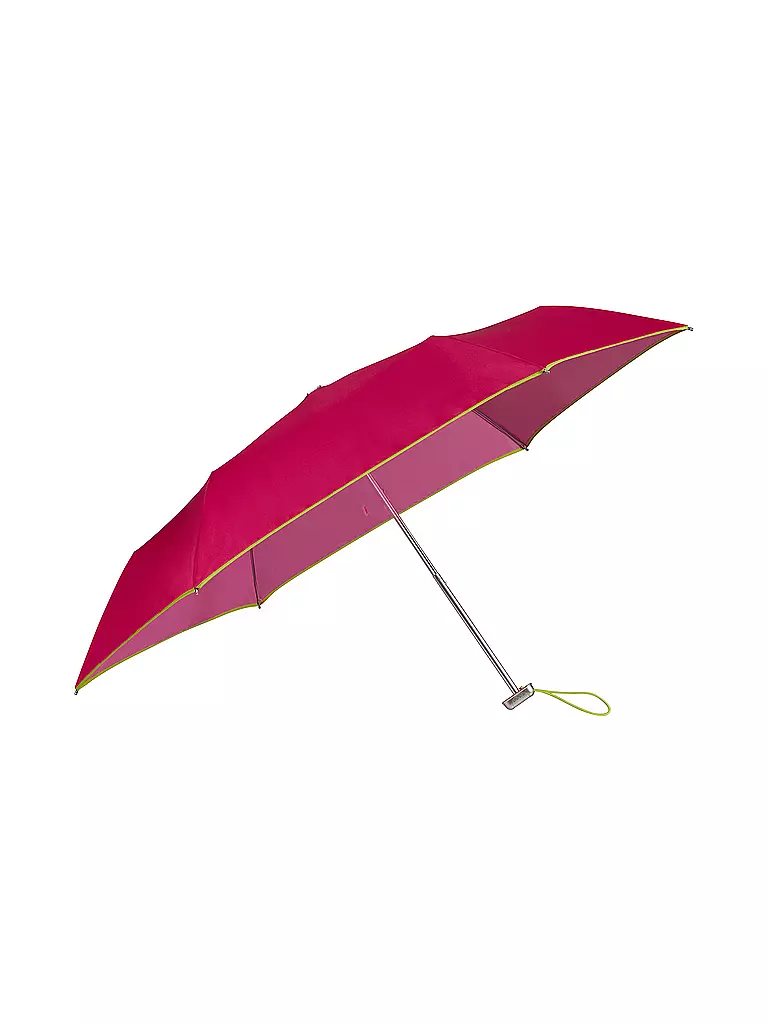 SAMSONITE Regenschirm - Taschenschirm Alu Drop S dark pink/grass pink