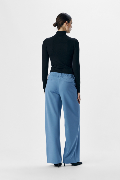 Object blauwe dames broek