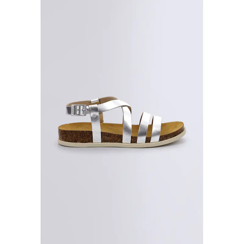 KICK ALICE ARGENT SANDALES Cuir Femme