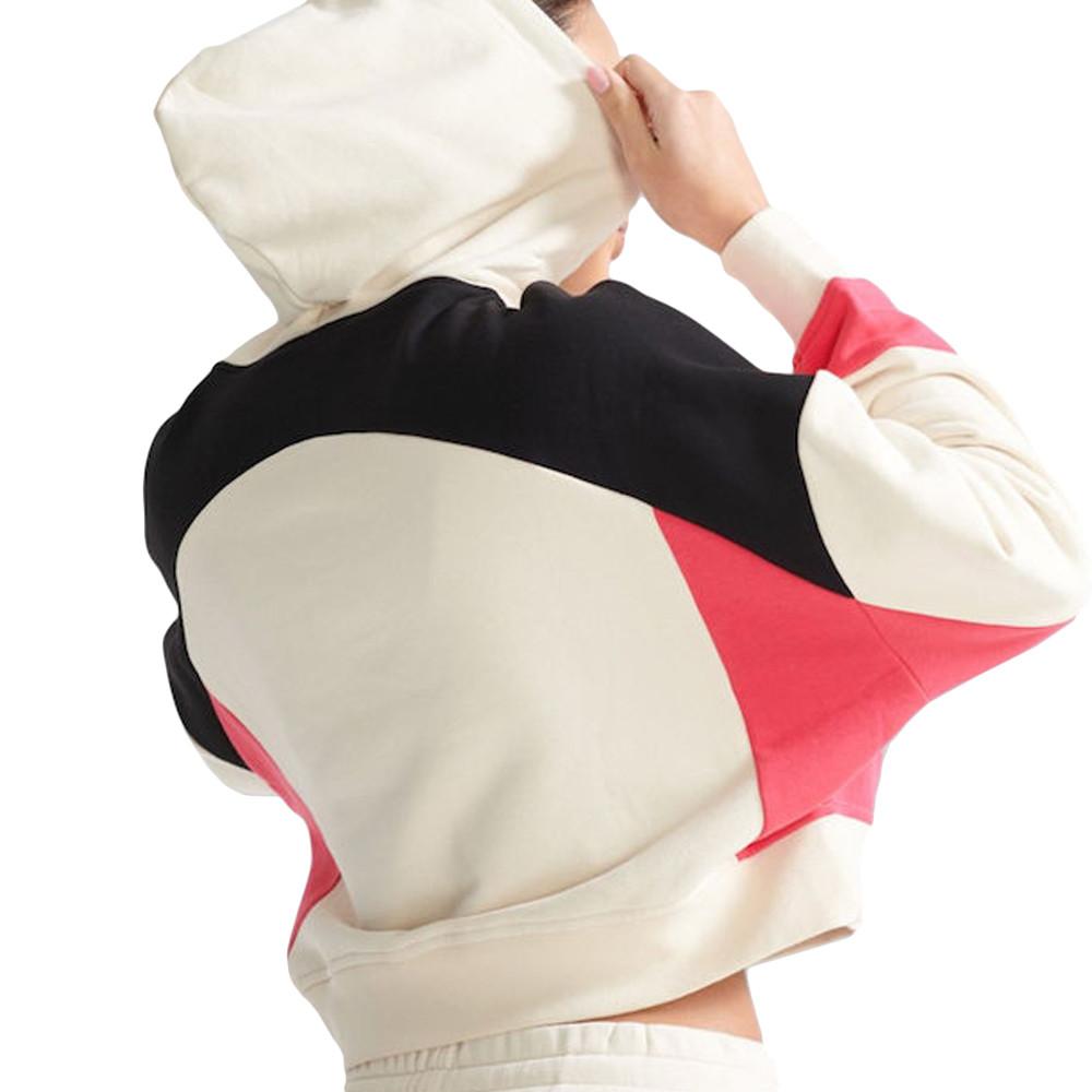 Superdry Sweat à capuche Beige Femme Superdry Train Core