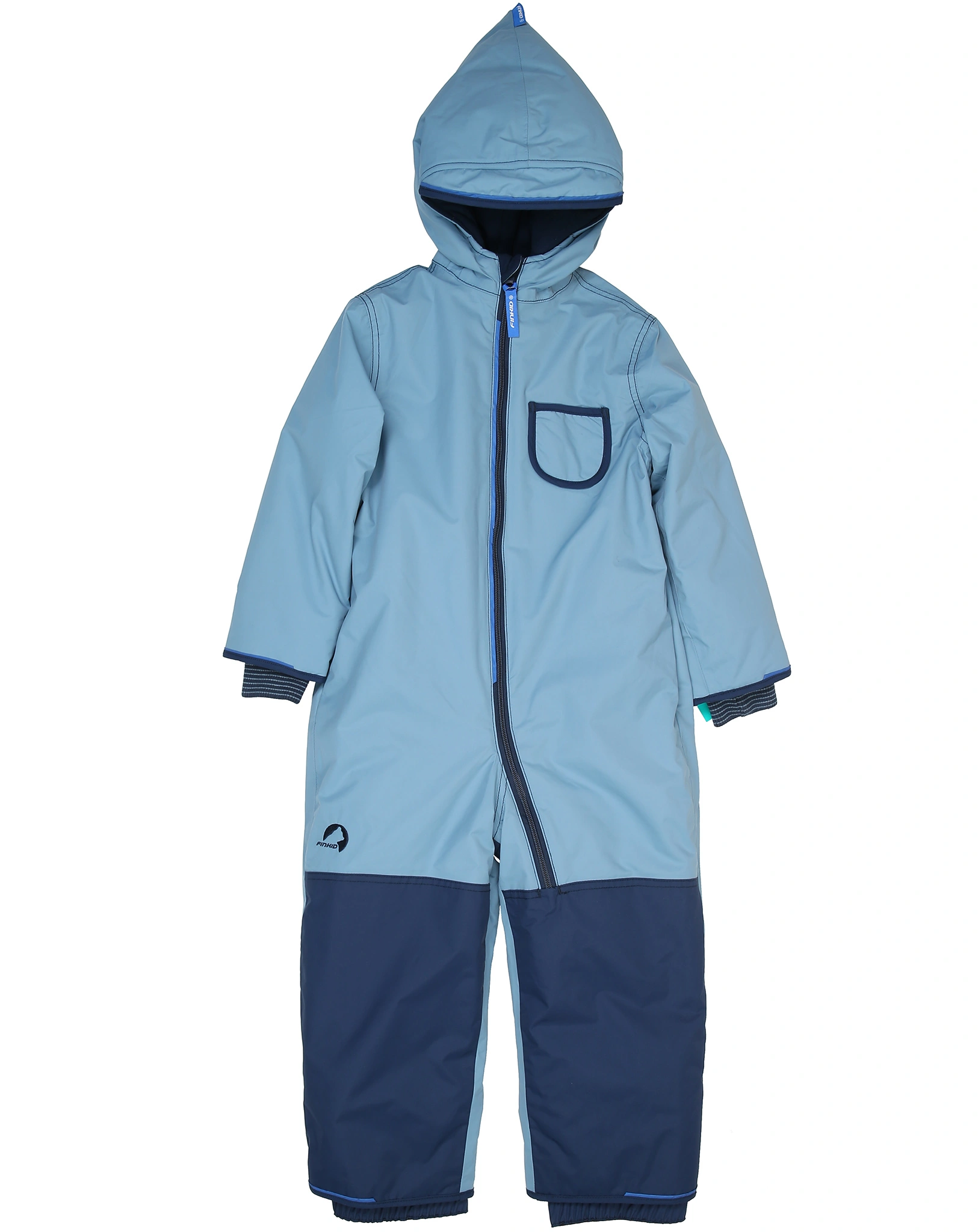 Winteroverall PIKKU WINTER SPORT mit Umschlagbündchen in dove/navy