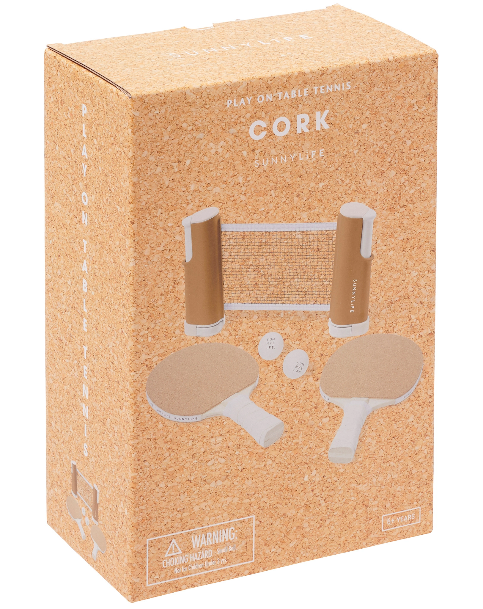 Tischtennis-Set PLAY ON TABLE - CORK 5-teilig