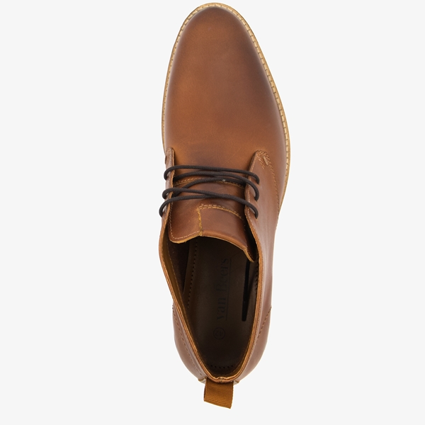 Van Beers leren heren veterschoenen bruin