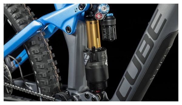 VTT Tout-Suspendu Cube Stereo One77 C:68X SLX 29 Shimano Deore XT 12V 29'' Bleu Gris Actionteam