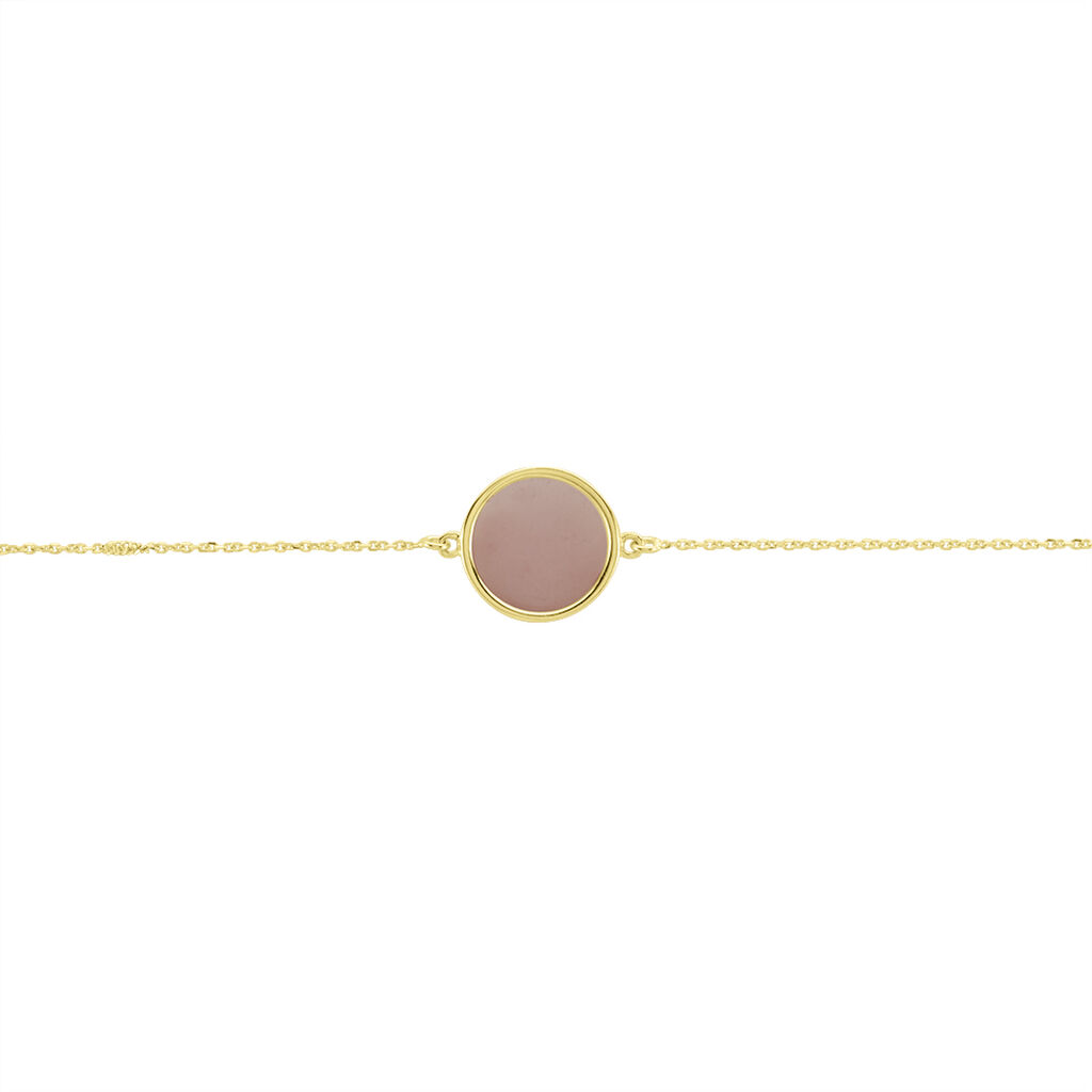 Bracelet Florica Or Jaune Calcédoine
